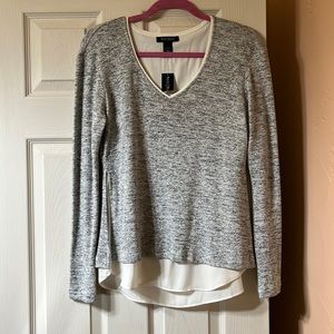 NWT double layer top/light sweater